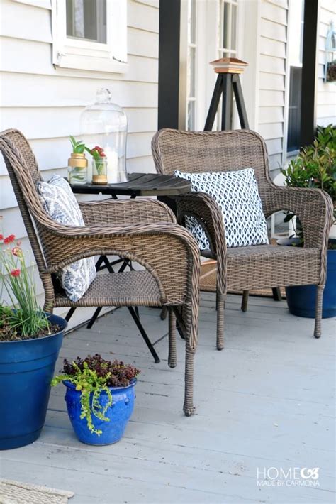 Simple Patio Styling From Bare To Beautiful Home Made By Carmona