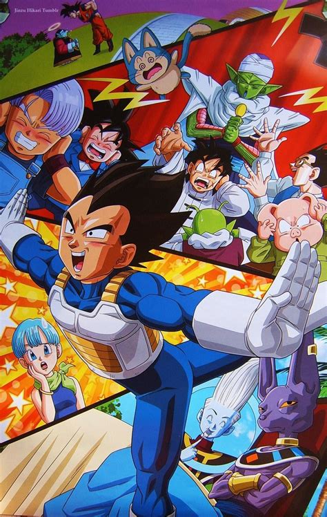 Rated 5 out of 5 by anonymous from dbz holiday calendar came in great condition and on time! Vegeta, family, and friends at Bulma's birthday party. Man ...