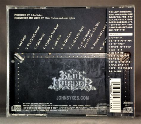 John Sykes Bad Boy Live New Factory Sealed Plastic Case Cd Vicp 62956