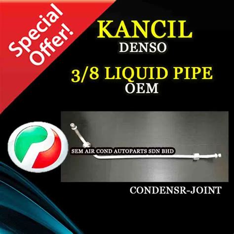 Perodua Kancil Oem Taiwan Denso Nd Liquid Pipe Condenser Kondenser Joint Car Aircond