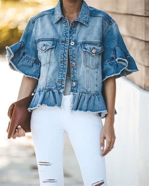 44 Flawless Outfit Ideas How To Wear Denim Jacket Ropa Chaquetas De