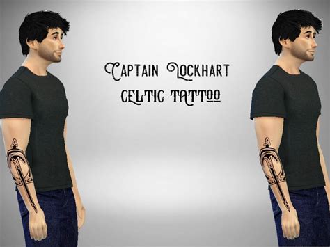 The Sims Resource Celtic Tattoo By Captain Lockhart
