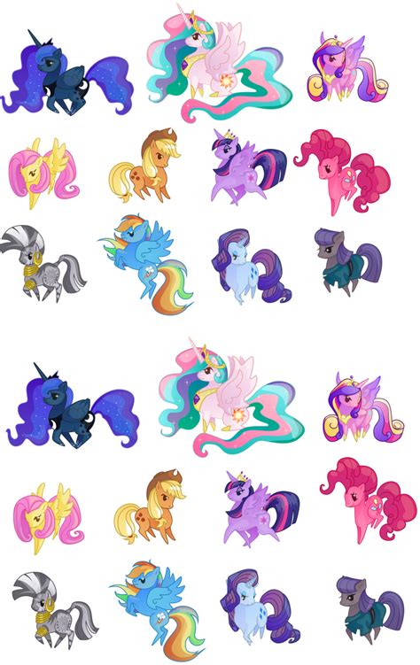 My Little Pony Stickers By Lutessius On Deviantart