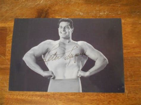 Bodybuilder Actor Peter Lupus Muscle Hand Signed Autographed Photo Ebay