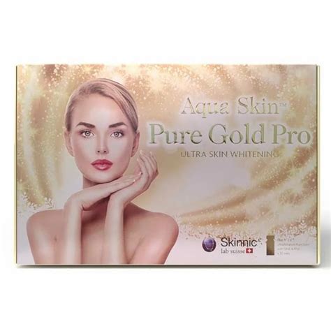Aqua Skin Pure Gold Ii 30th Whitening Glutathione 30000mg Packaging