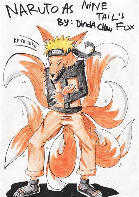 Naruto As A Nine Tail Fox By Dindachan On Deviantart