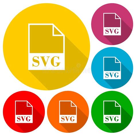 Svg File Icons Set Stock Vector Illustration Of Graphic 95316447