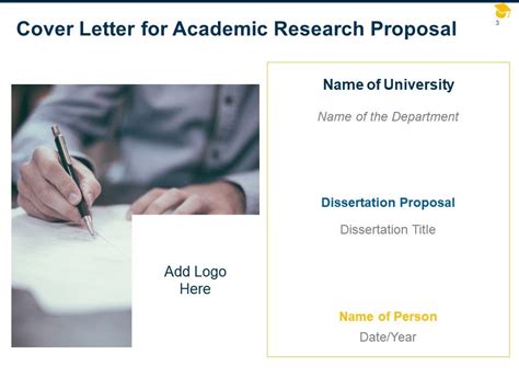 Academic Research Proposal Powerpoint Presentation Slides