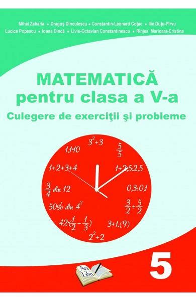 Matematica Clasa 5 Culegere De Exercitii Si Probleme Mihai