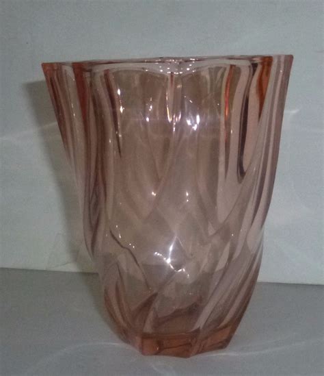 Vintage Pink Depression Glass 5 Vase Antique Price Guide Details Page