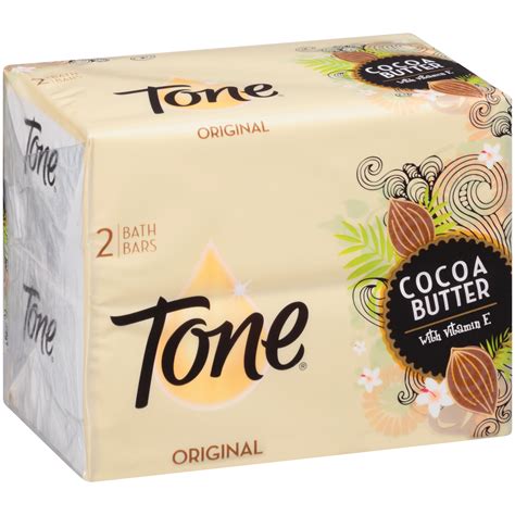 Tone® Original Cocoa Butter With Vitamin E Bath Bars 2 425 Oz Soap