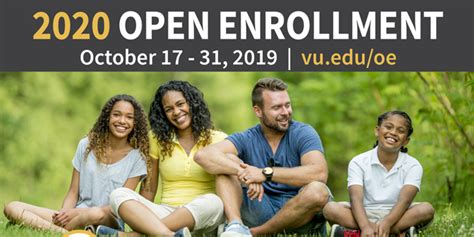 Open Enrollment For 2020 Benefits Is Oct 1731 Vanderbilt University