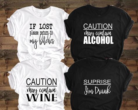 Party Shirts For Women Group Bachlorette Party Best Friend Drinking