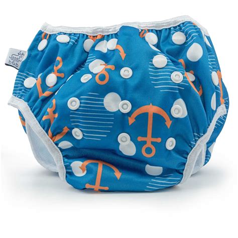 Large Anchors Premium Adjustable Reusable Swim Diapers 1size Fits All