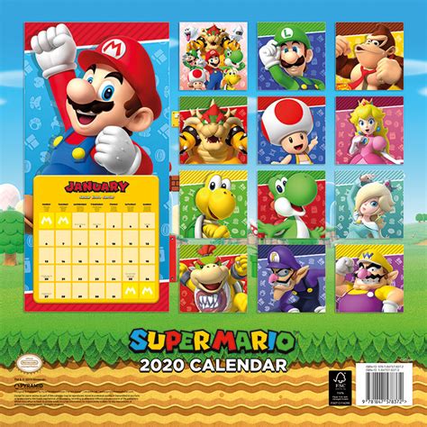 Super Mario Calendarios 2021