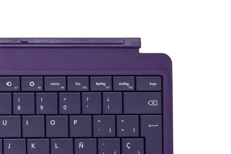 Keyboard Microsoft Surface Type Cover 2 Purple Qwerty Spanish Grade A