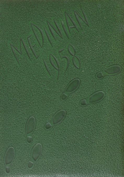 1958 Yearbook From Medina High School From Medina Ohio For Sale