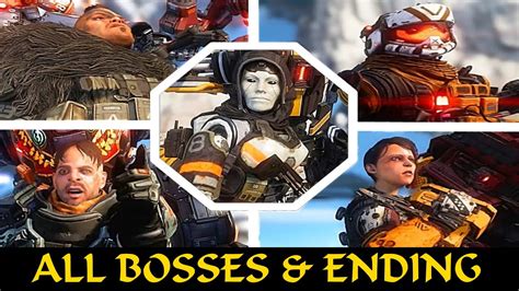 Titanfall 2 All Bosses And Ending Defeat Ash Kane Richter Viper Slone Youtube