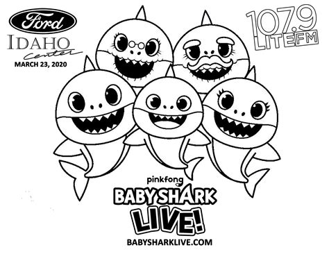 Baby Shark Coloring Page – childrencoloring.us