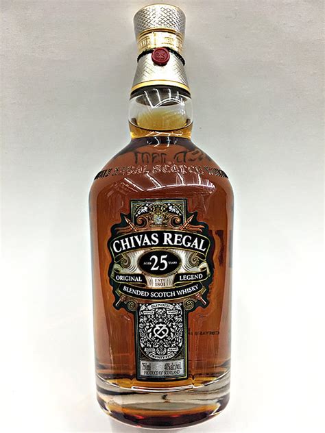 Chivas Regal 25 Year Old Blended Scotch Whisky Quality Liquor Store