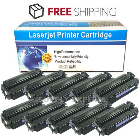 10 Pk Q2613a 13a Black Toner Cartridge For Hp Laserjet 1300 1300n