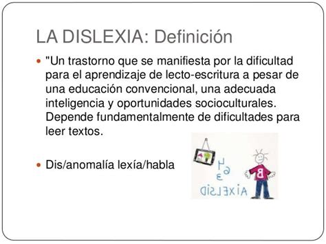 Dislexia Definicion Definicion De Dislexia Que Es Significado Y