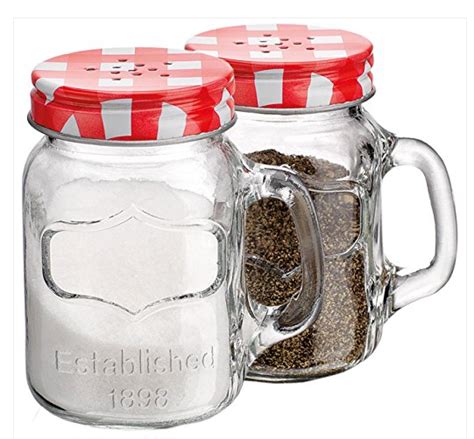 4oz 120ml Mini Spice Mason Shaker Top Glass Jar With Handle For Salt