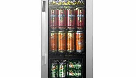 Lanbo Appliances LB80BC 15 in. 80 Cans Compressor Beverage Refrigerator