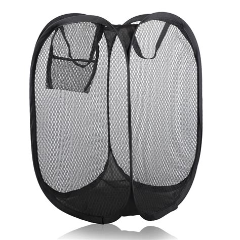 Tsv Mesh Large Laundry Basket Collapsible Laundry Hamper Foldable