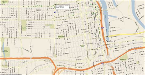 Tacoma Washington City Map Tacoma Wa • Mappery
