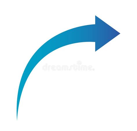 Blue Arrow To The Right Stock Vector Illustration Of Logo 160311505
