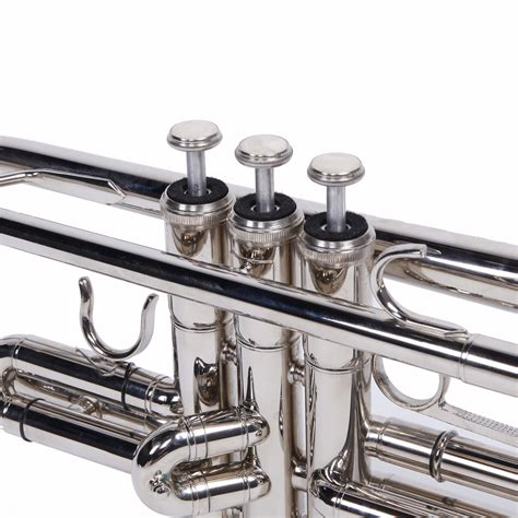New B Flat Silver Bb Trumpet For Concert Band With Case Ebay