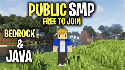 Public Minecraft Smp Free To Join For Java And Bedrock Youtube