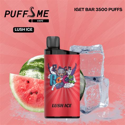 Buy Iget Bar 3500 Puffs Lush Ice Online Puffsme