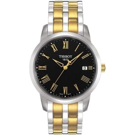 Tissot Mens T0334102205301 T Classic Dream Two Tone Stainless Steel Watch Free Shipping Today