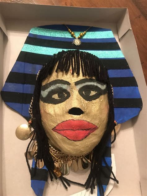 Egyptian Cleopatra Mask Halloween Face Makeup Face Makeup Halloween