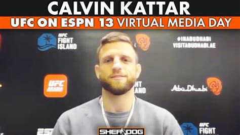 Calvin Kattar Ufc On Espn 13 Virtual Media Day Youtube