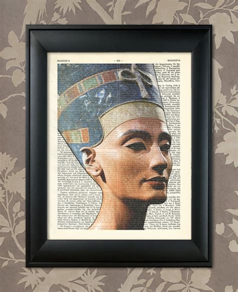 Nefertiti Egypt Queen Eternal Beauty Nefertiti Print Nefertiti Poster Nefertiti Art