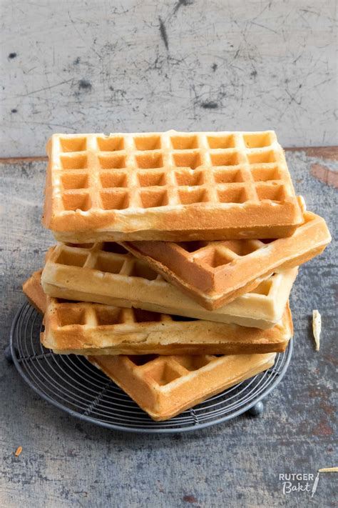 Wafels bakken basisrecept