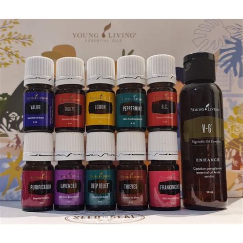 Jual Yl 5ml Peppermint Young Living Thieves Young Living Lemon Young