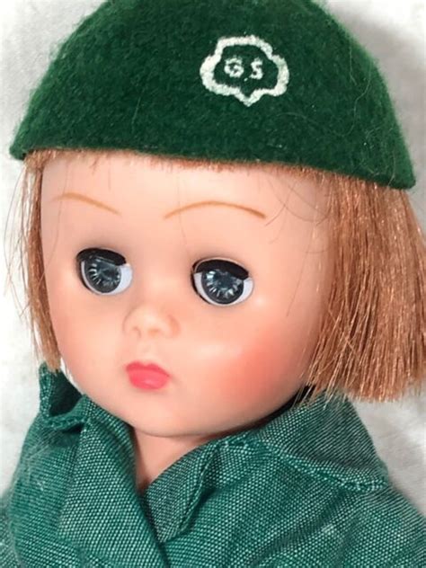 8 Vintage All Original Redhead Girl Scout Outfit What “u” On Neck A