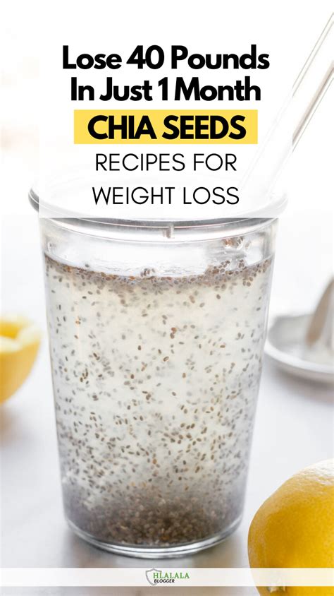 Chia Seeds Weight Loss Does It Work Health Fitnes Ideas