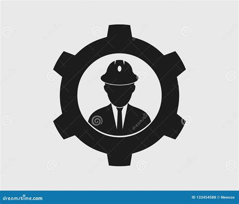 Mechanical Engineer Icon Stock Vector Illustration Of Business