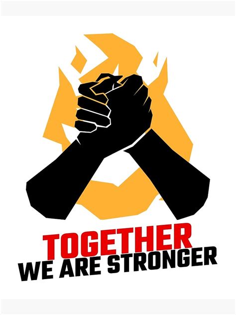 We Are Stronger Together Poster By Evolve12company Redbubble