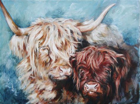 Highland Cow Art Limited Edition Prints By Hilary Barker At Mid Torrie