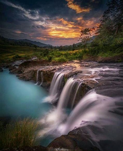 Waterfall Sunset National Geographic