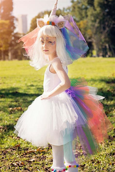 Unicorn Girls Tutu Halloween Unicorn Costumeunicorn Etsy Unicorn