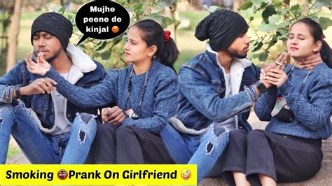 Cigarette पीते हुए Girlfriend ने पकड़ा Gone Wrong 💔 Smoking Prank On Girlfriend Anubhav