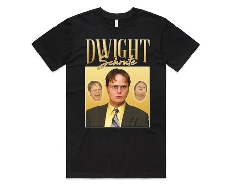 Dwight Schrute Homage Us Office T Shirt Tee Top Michael Scott Etsy