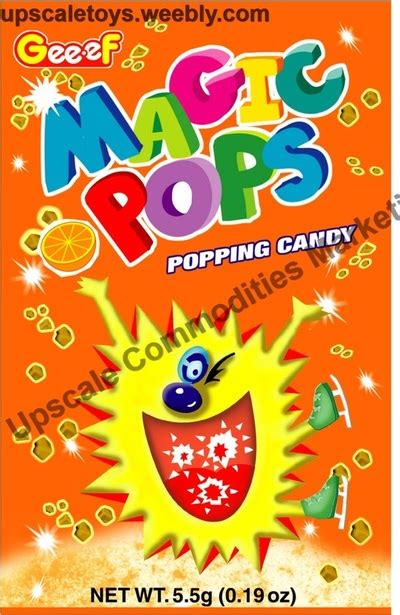 Popping Candies Upscale Commodities Marketing